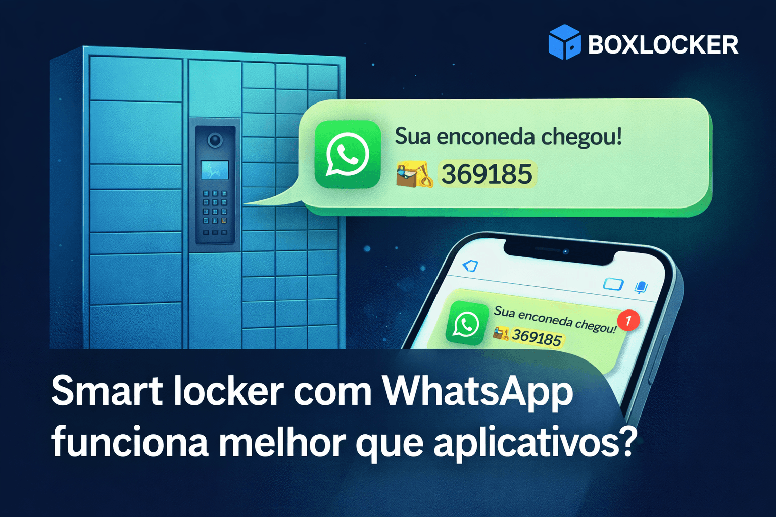 Smart locker com WhatsApp funciona melhor que aplicativos?