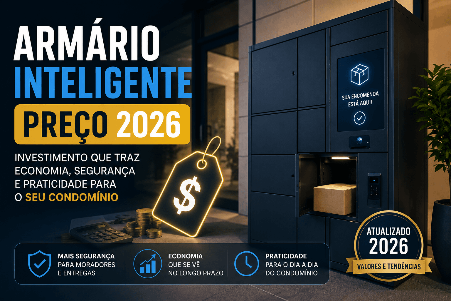Quanto Custa um Armário Inteligente em 2026?