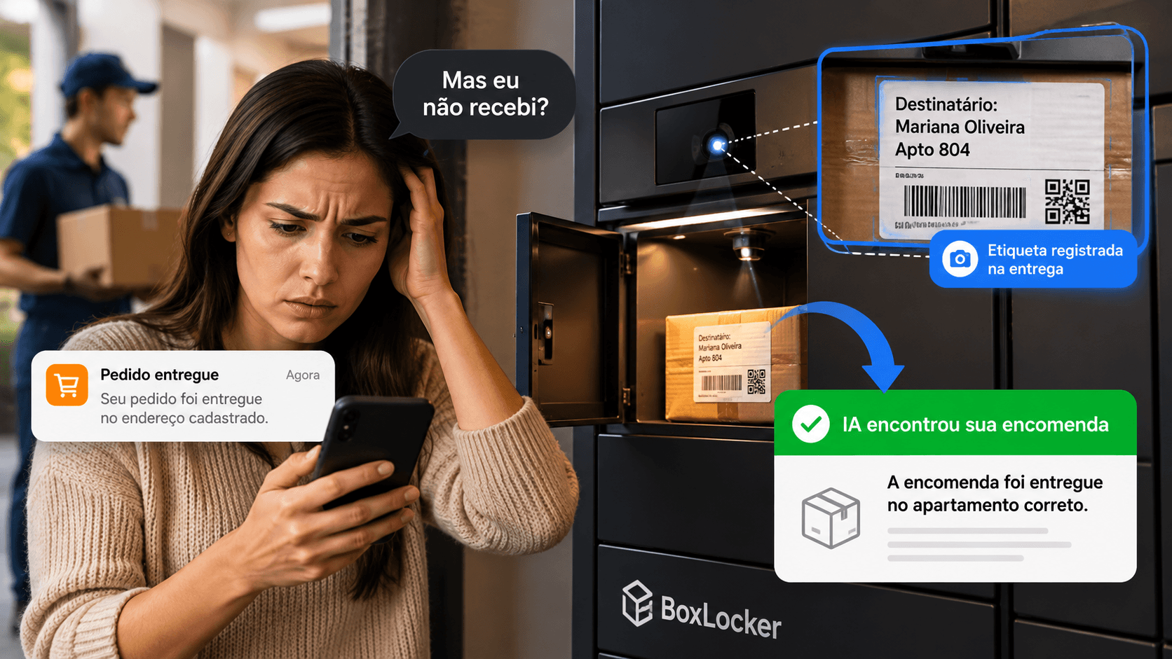 Entregador diz que entregou e não recebi: e agora?