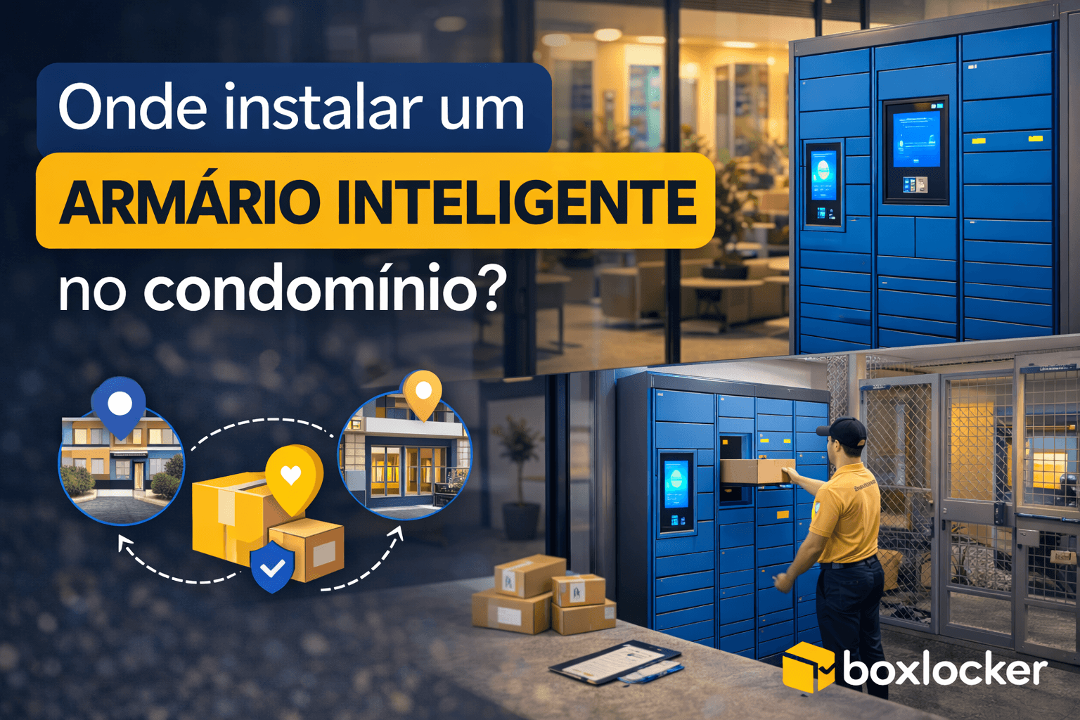 Onde instalar um armário inteligente no condomínio?