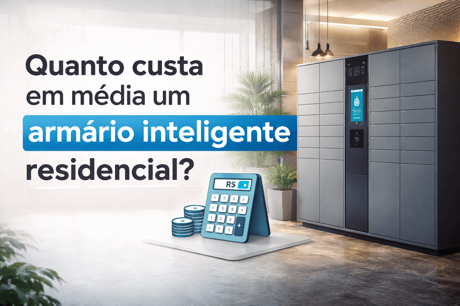 Quanto custa um armário inteligente residencial?